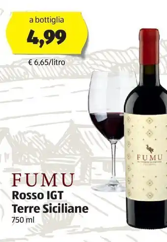 ALDI Rosso igt terre siciliane offerta