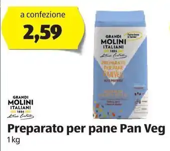 ALDI Preparato per pane pan veg offerta