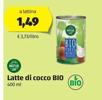 ALDI Latte di cocco bio offerta