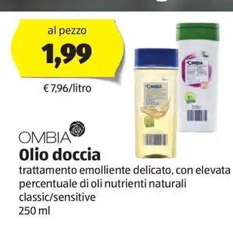 ALDI Olio doccia offerta