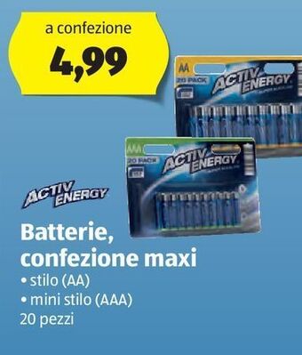 ALDI Batterie confezione maxi offerta