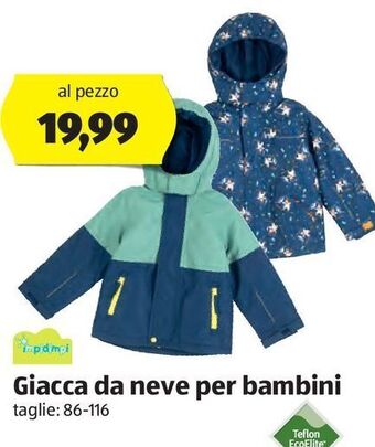 Giacca da neve per bambini
