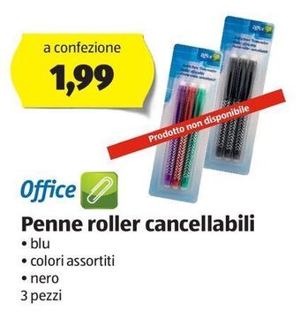 ALDI Penne roller cancellabili offerta