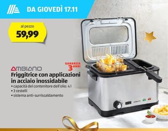 ALDI Friggitrice con applicazioni in acciaio inossidabile offerta