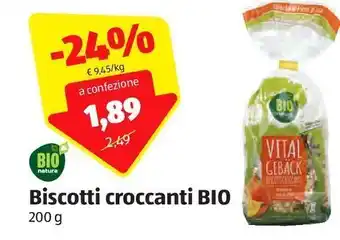 ALDI Biscotti croccanti bio offerta