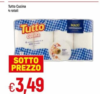 IperFamila Tutto Cucina 4 rotoli offerta