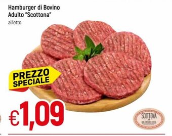 IperFamila Hamburger di Bovino Adulto "Scottona" offerta