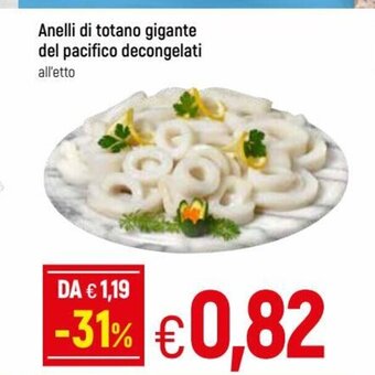 IperFamila Anelli di totano gigante del pacifico decongelati offerta