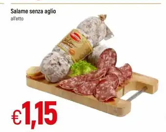 IperFamila Salame senza aglio all'etto offerta