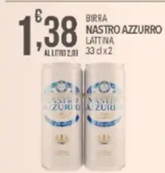 Nastro Azzurro Birra 33 cl x 2