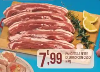 Pancetta a Fette di Suino con Osso