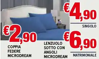 Lenzuolo Sotto con Angoli Microdream Matrimoniale