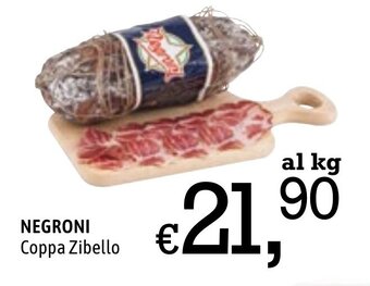Famila Market Negroni Coppa Zibello offerta