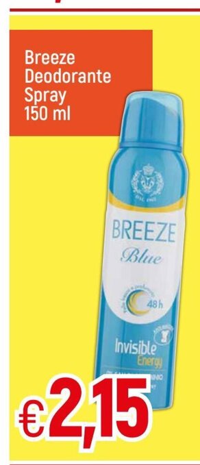 IperFamila Breeze Deodorante Spray 150 ml offerta