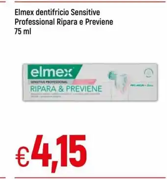 IperFamila Elmex dentifricio Sensitive Professional Ripara e Previene 75 ml offerta