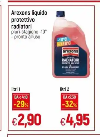 Arexons liquido protettivo radiatori 10° 1 litri
