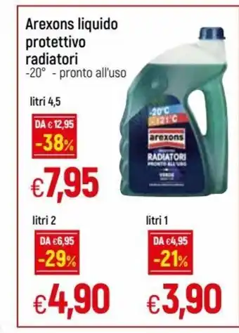 IperFamila Arexons liquido protettivo radiatori 20° pronto all'uso litri 1 offerta