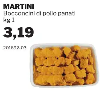 GrosMarket Martini Bocconcini di pollo panati kg 1 offerta