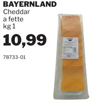 GrosMarket Bayernland Cheddar a fette kg 1 offerta