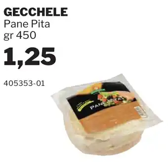 GrosMarket Gecchele Pane Pita gr 450 offerta