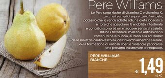 MD Discount Pere Williams Bianche offerta