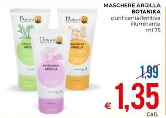 MD Discount Botanika Maschere Argilla purificante/lenitiva illuminante ml 75 offerta
