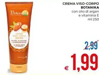 MD Discount Botanika Crema Viso-Corpo con olio di argan ml 250 offerta