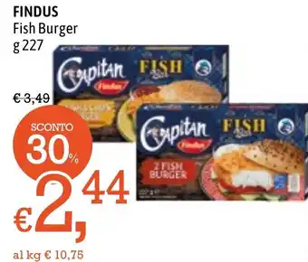 Famila Market Findus Fish burger g 227 offerta