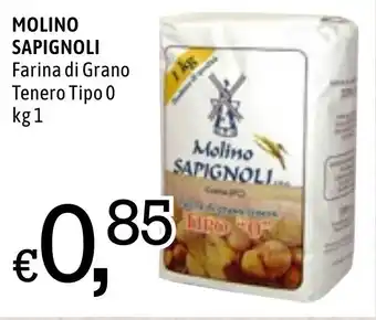 Famila Market Molino Sapignoli Farina di Grano Tenero Tipo 0 kg 1 offerta