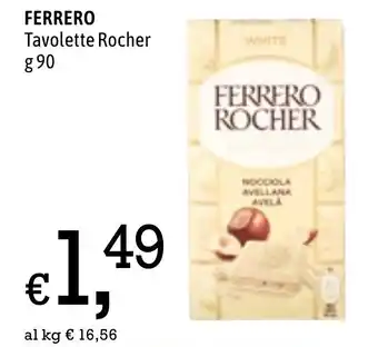 Famila Market Ferrero Tavolette Rocher g 90 offerta