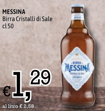 Messina Birra Cristalli di Sale cl 50