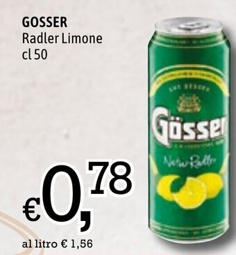 Gosser Radler Limone cl 50