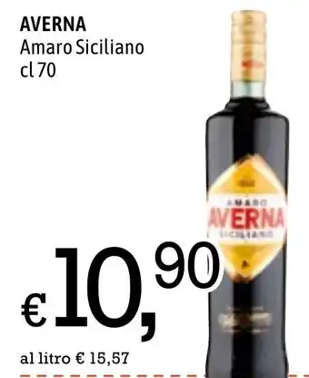 Famila Market Averna Amaro Siciliano cl 70 offerta