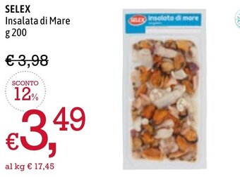 Famila Market Selex Insalata di Mare g 200 offerta