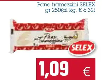 Selex Pane tramezzini 250 gr.