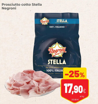 Coop Negroni Stella Prosciutto cotto offerta