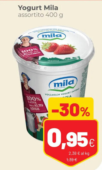 Coop Mila Yogurt assortito 400 g offerta