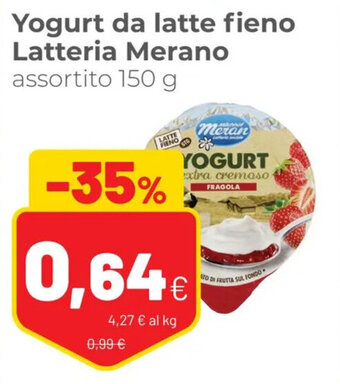 Coop Latteria Merano Yogurt da latte fieno assortito 150 g offerta