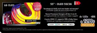 Unieuro LG OLED 55" - OLED 55CS6 offerta