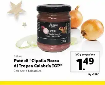 Lidl Patè di 'cipolla rossa di tropea calaria igp' offerta