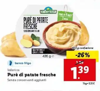 Lidl Purè di patate fresche offerta