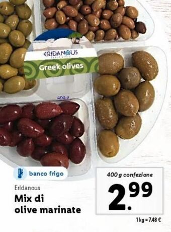Lidl Mix di olive marinate offerta
