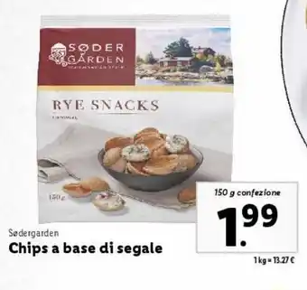 Lidl Chips a base di segale offerta