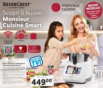 Lidl Robot da cucina multifunzione 'monsieur cuisine smart' offerta