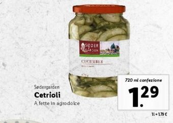 Lidl Cetrioli offerta