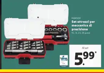 Lidl Set attrezzi per meccanica di precisione offerta