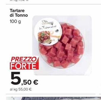 Carrefour Market Tartare di tonno 100 g offerta