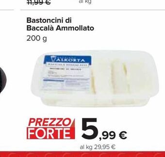 Carrefour Market Bastoncini di baccala ammollato 200 g offerta
