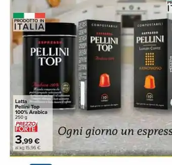 Carrefour Market Latte pellini top 100 % arabica 250 g offerta