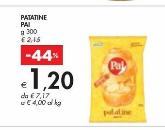 Bennet Patatine pai g 300 offerta